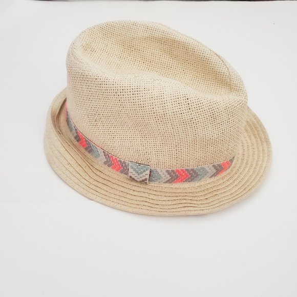 Old Navy Accessories Fedora Hat With Colorful Hatband Poshmark